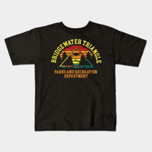 Bridgewater Triangle Parks and Rec Kids T-Shirt